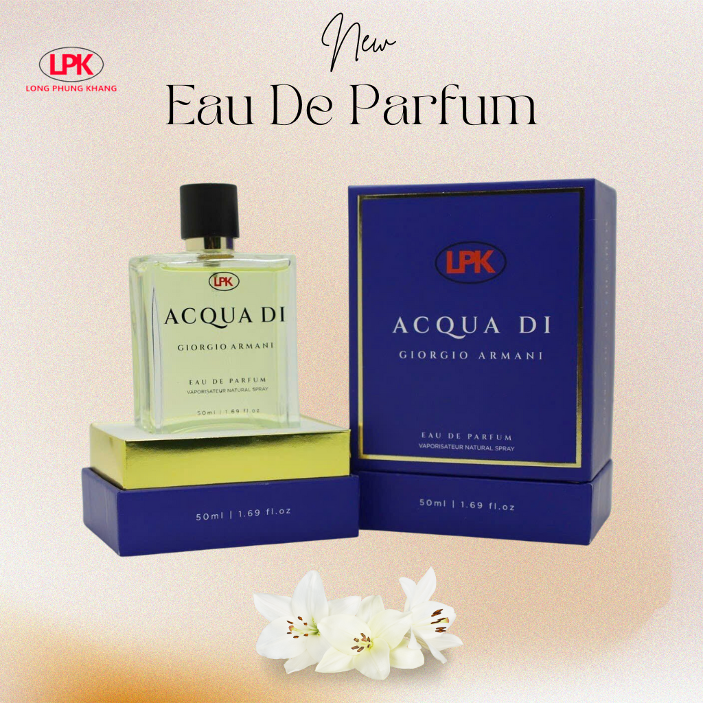 Nước Hoa Nam Cao Cấp AQUA DI 5ml &amp; 50mL LPK Eau De Parfum Chính Hãng