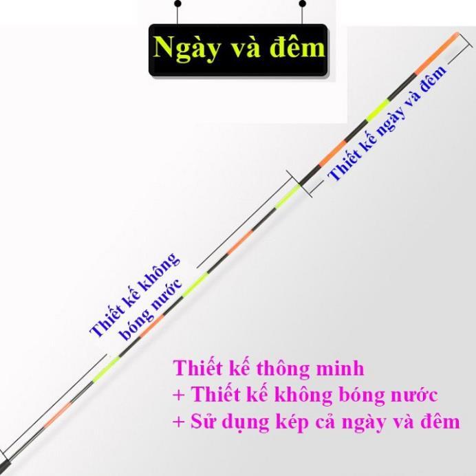 Phao Câu Cá Phao Câu Đài Ngày Đêm Yi LIU Lục Giác Cao Cấp PC17 đồ câu FISHING_HD