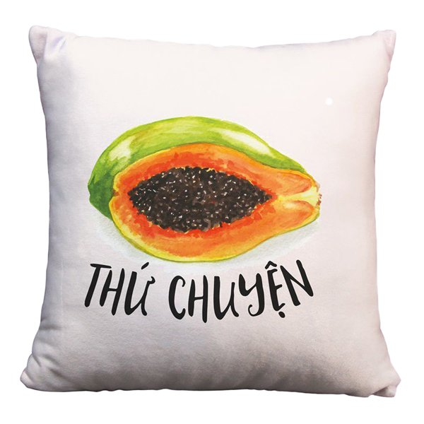 Gối vuông Đủ thứ chuyện - GVFU140