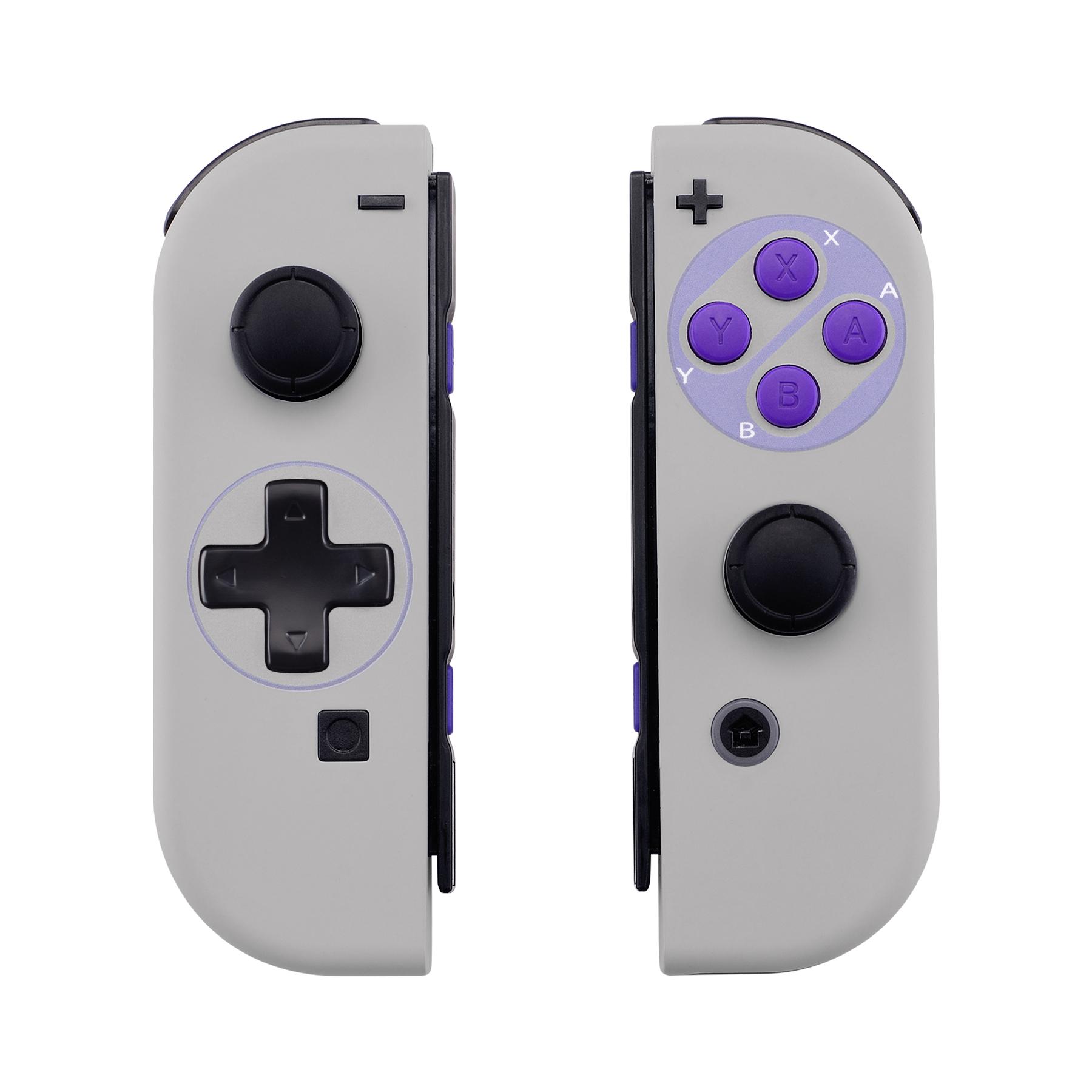 Vỏ bộ điều khiển cảm ứng mềm SNES cực đoan với các nút đặt đầy đủ cho công tắc NS