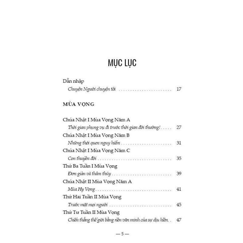 Hành trình ngang qua Tin Mừng