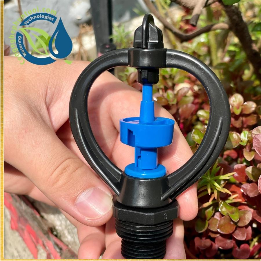 Béc tưới cây dành cho hoa, rau màu, cây con,...ren ngoài 21-27 mm thân xoay - HÀNG ĐÀI LOAN