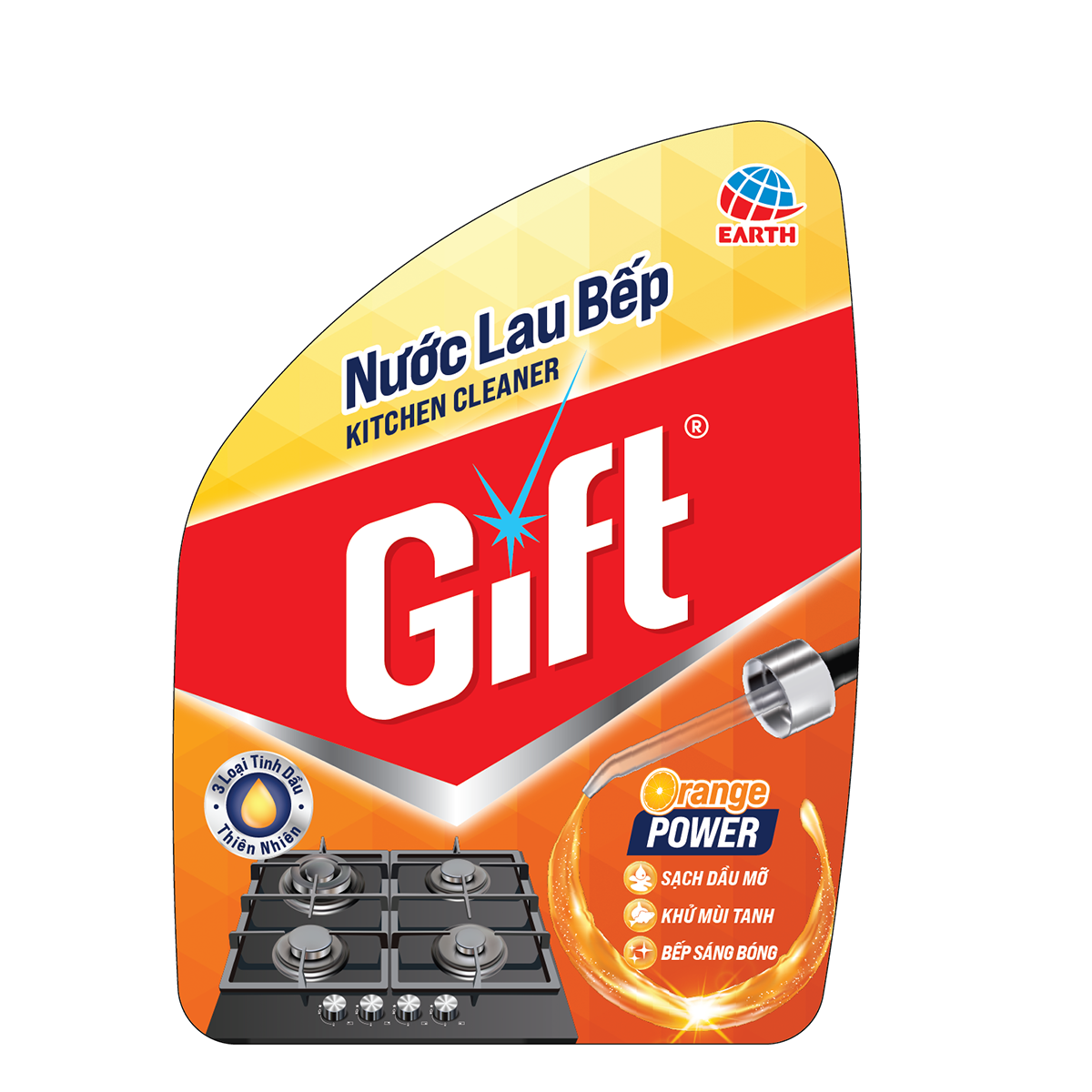 Nước Lau bếp Gift 540ml