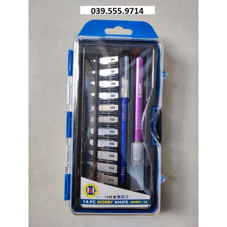 BỘ GHÉP 14 LƯỠI CHIẾT CÂY MÀU XANH - BỘ GHÉP TIỆN ÍCH