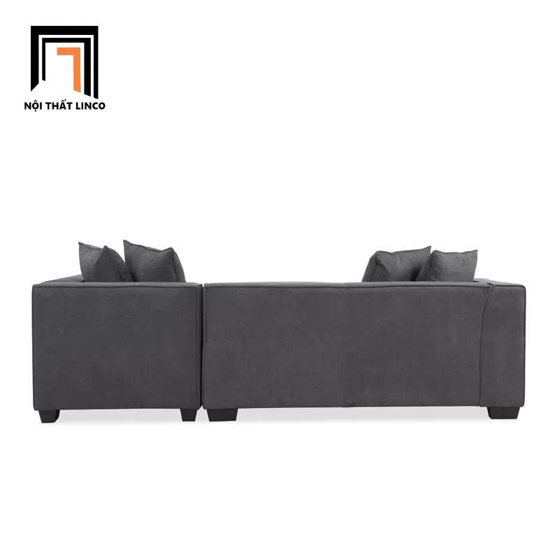 Bộ ghế sofa góc L 2m5 x 1m6 Kingee nhiều màu sắc