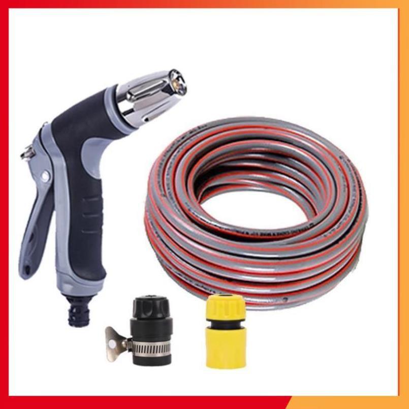 Bộ dây và vòi xịt tăng áp rửa xe tưới cây 206817 20M