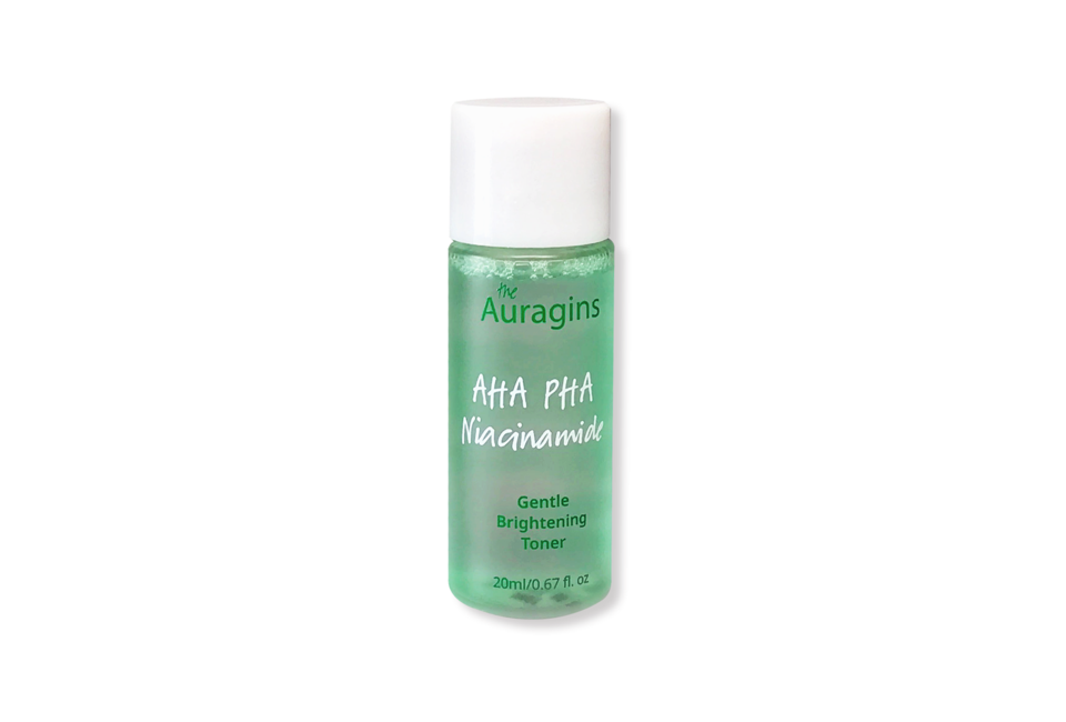 Nước hoa hồng sáng da, ngừa mụn AHA PHA The Auragins Gentle Brightening Toner - 20ml