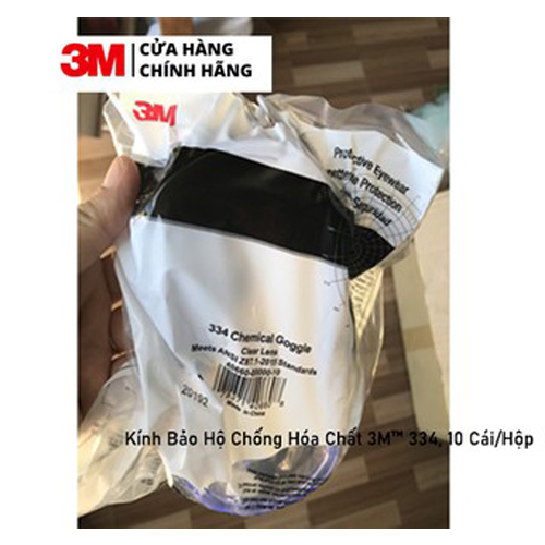 Kính Bảo Hộ Chống Hóa Chất 3M 334