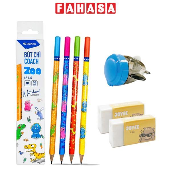 Combo Dụng Cụ Học Sinh Tiểu Học - Bút chì Thiên Long