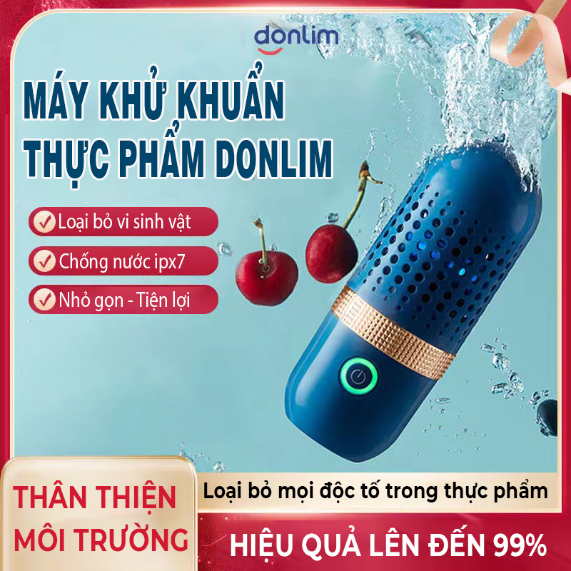 Máy khử khuẩn thực phẩm rau củ DONLIM, sạc không dây tiện dụng- D1390