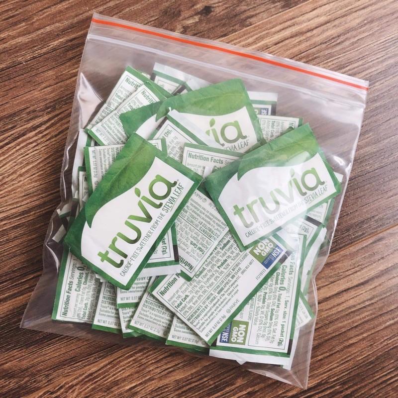 Đường cỏ ngọt (kiêng) Truvia Natural Stevia Sweetener Packets, non-GMO, sugar-free (2g