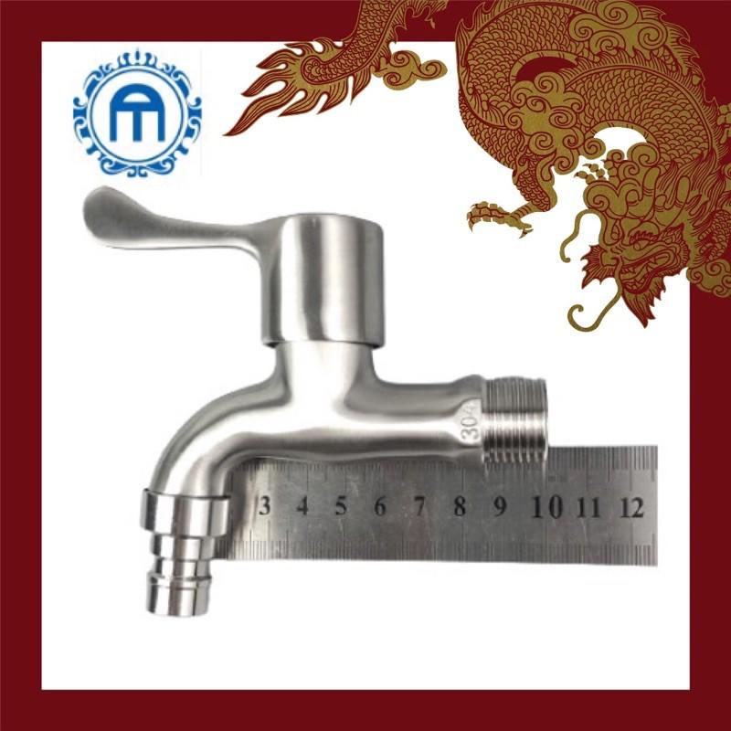 Vòi máy giặt, vòi xả nước,vòi hồ inox SUS 304 giá rẻ