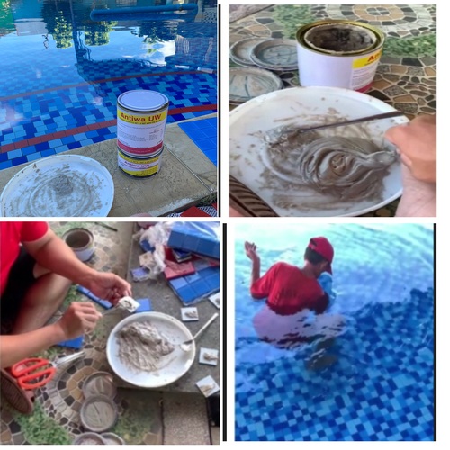 Keo Dán Gạch Dưới Nước - Gạch Hồ Bơi