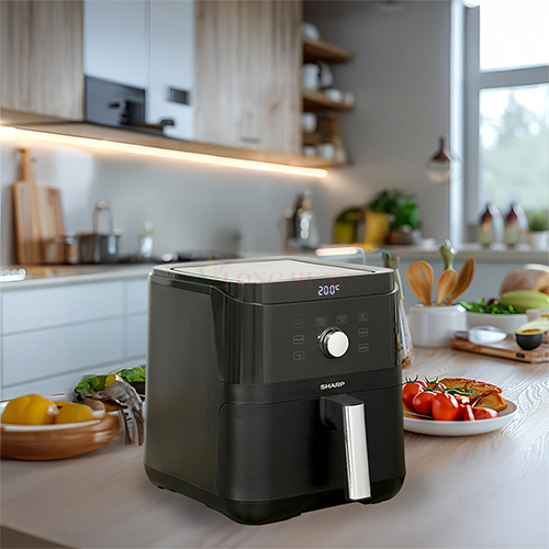 Nồi chiên không dầu điện tử Sharp 6 lít KF-AF60EV - Hàng chính hãng
