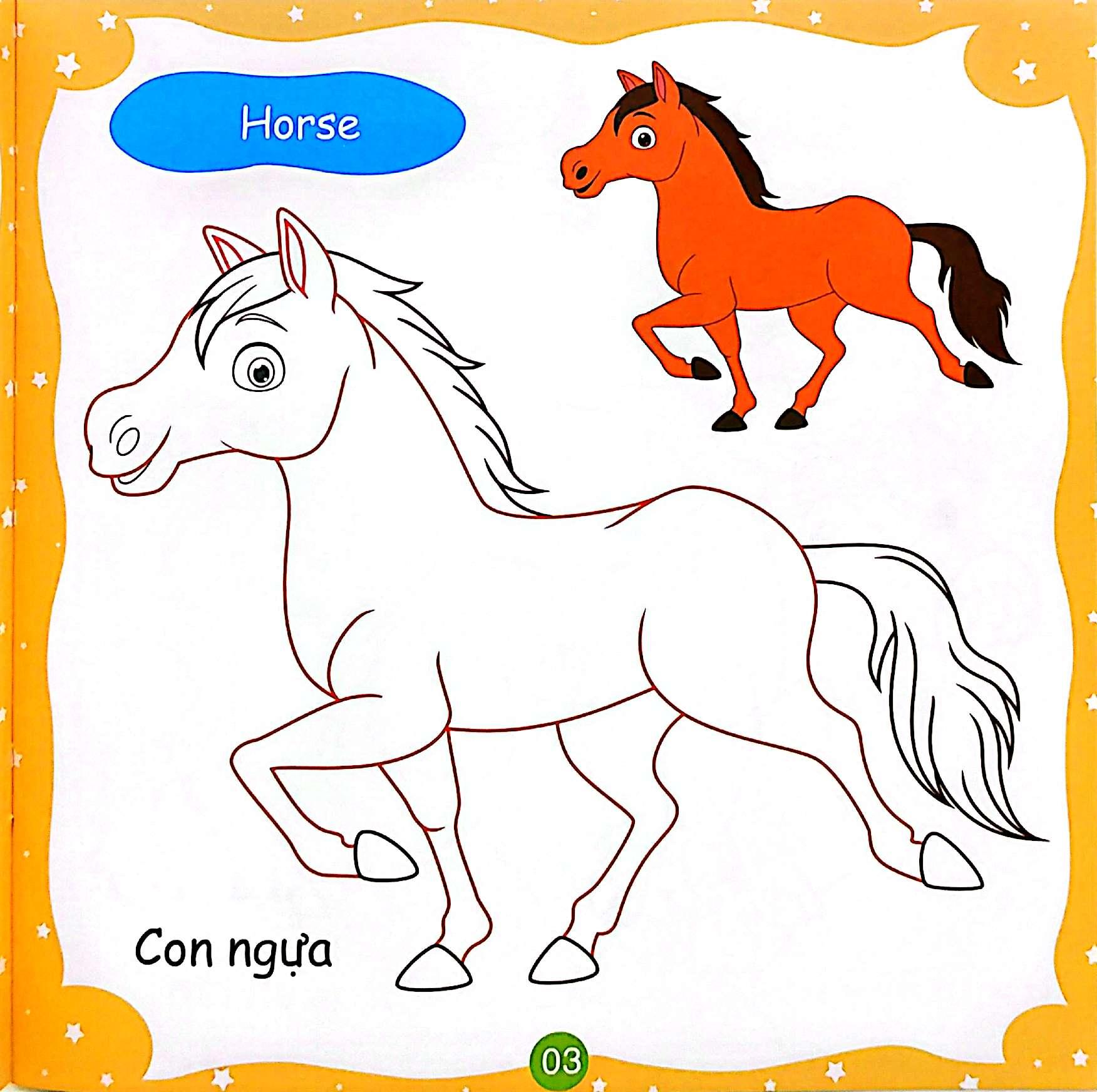 Sách - Bé Tô Màu Sáng Tạo - Động Vật Nuôi