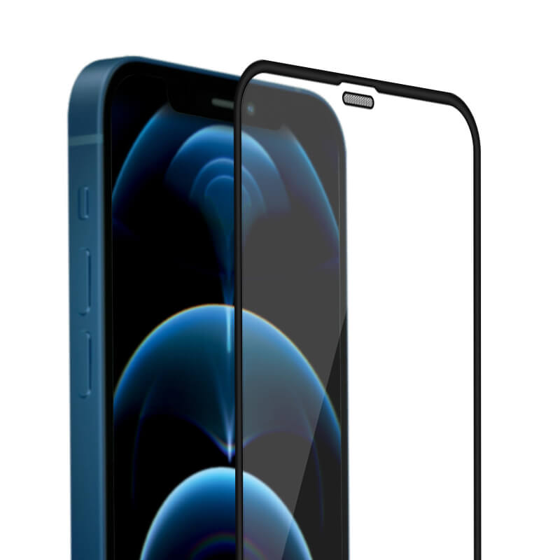 Miếng dán kính cường lực full 3D cho iPhone 12 6.1 inch / iPhone 12 Pro hiệu Nillkin Amazing PC Ultra Clear mỏng 0.33mm, bảo vệ full viền, hiển thị full HD, bảo vệ màn loa, kính AGC Nhật Bản - hàng nhập khẩu