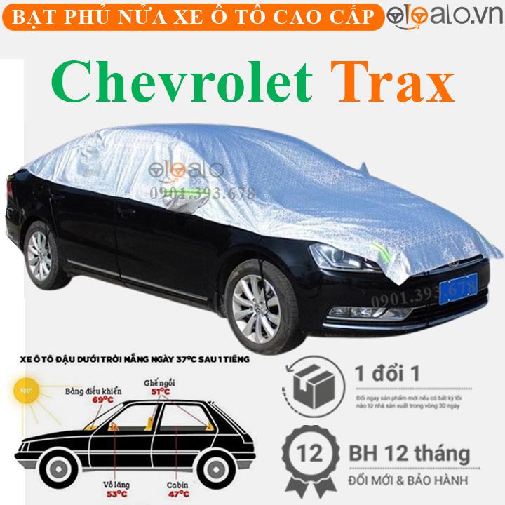 Bạt phủ nửa nóc xe Chevrolet Trax vải dù 3 lớp