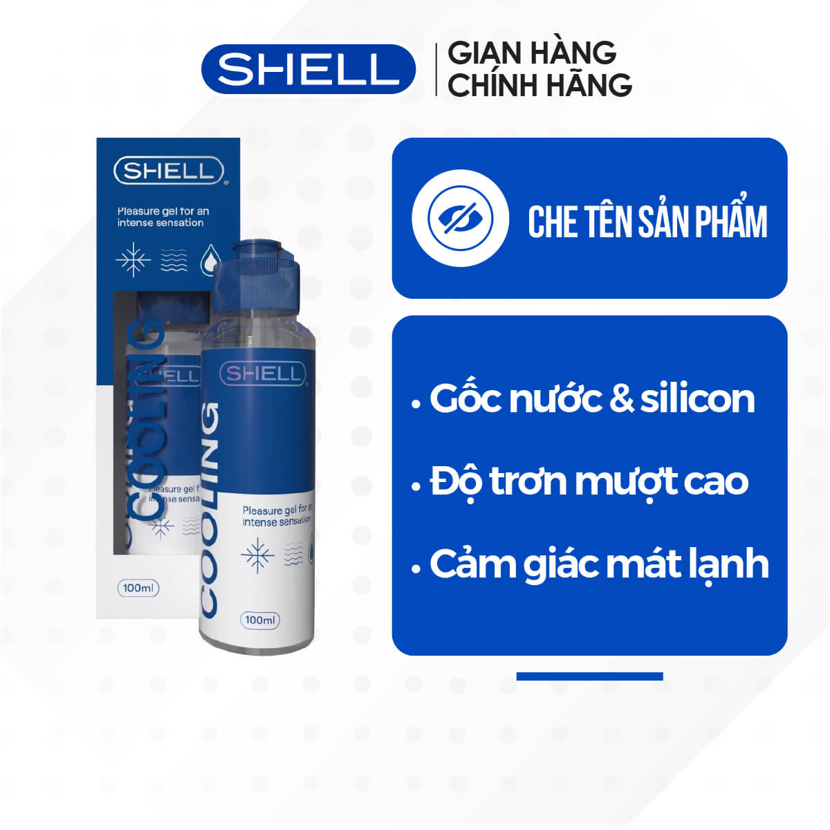 Gel bôi trơn mát lạnh - Shell Cooling