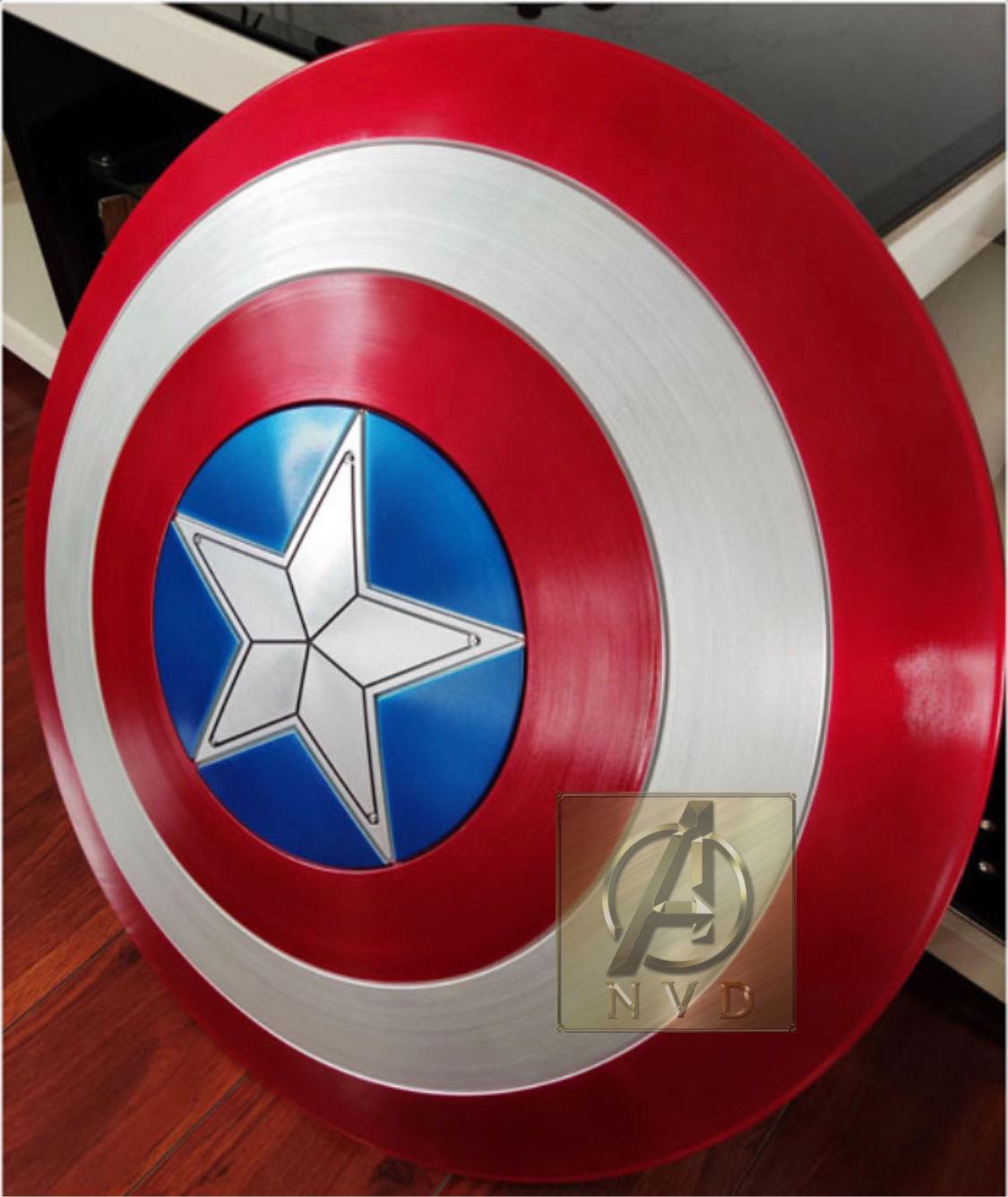 Khiên Captain America kim loại size 1:1 loại xịn cực đẹp