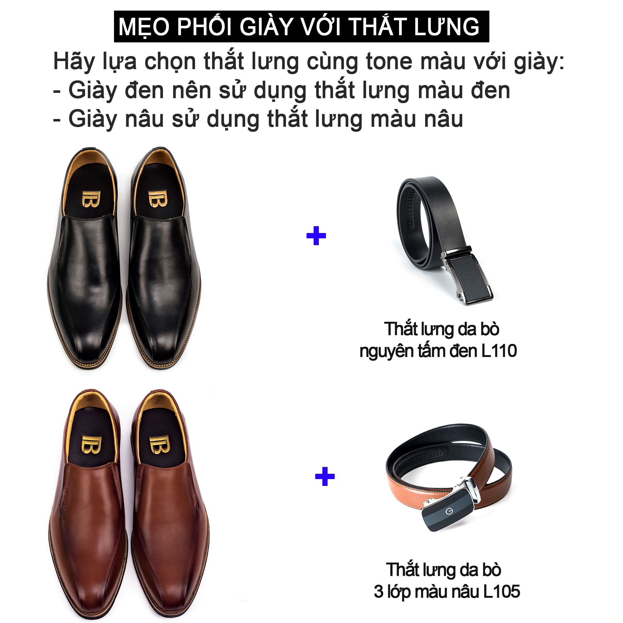 Giày lười da nam công sở Bụi Leather G110 - Da bò Nappa cao cấp - Bảo hành 12 tháng