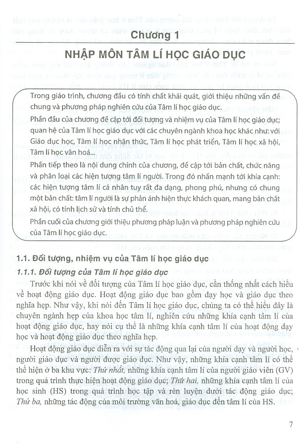 Giáo Trình Tâm Lí Học Giáo Dục