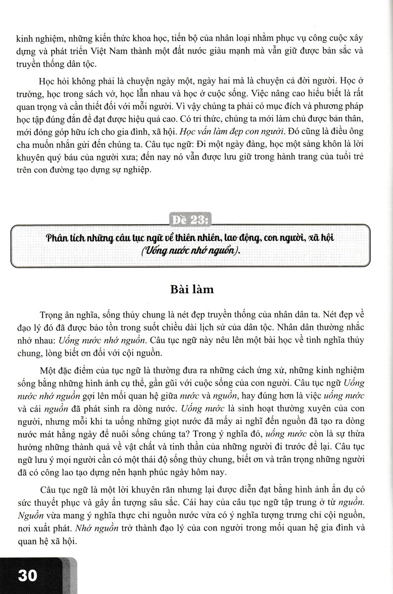 Những Bài Làm Văn Mẫu Lớp 7 - Tập 2 (Bộ Sách Kết Nối Tri Thức Với Cuộc Sống - ND)