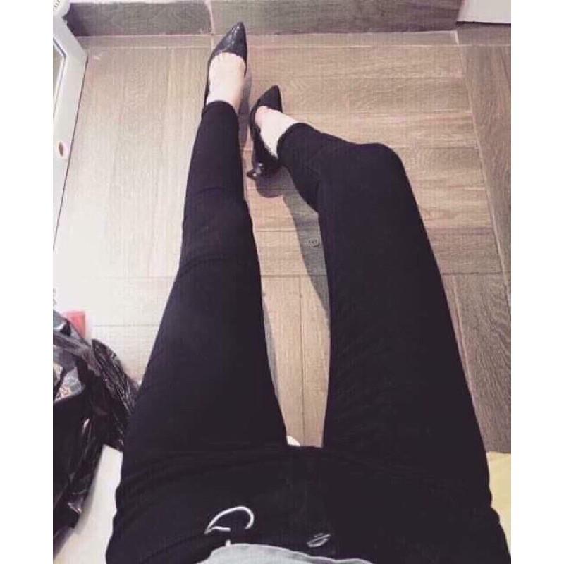 Quần jeans đen vnxk