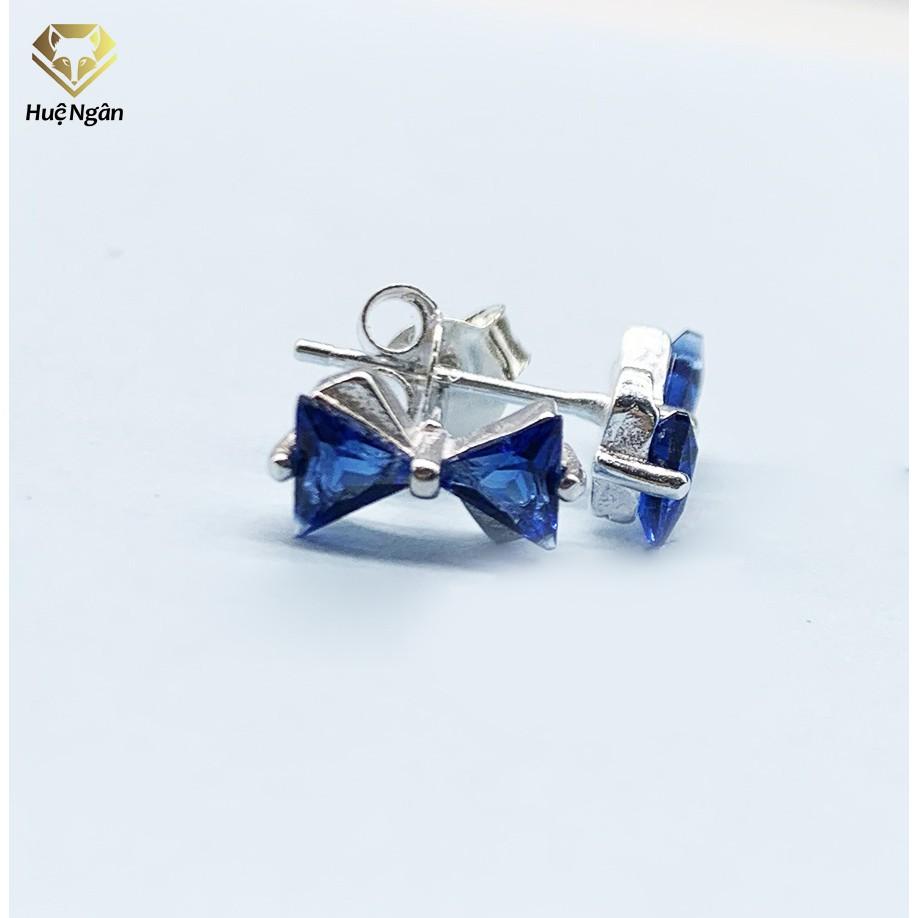 Bông tai bạc Ý 925 Huệ Ngân - Nơ đẹp RYE140761