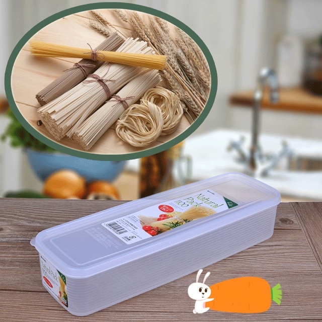 Hộp bảo quản thực phẩm chữ nhật, nắp mềm 1100ml