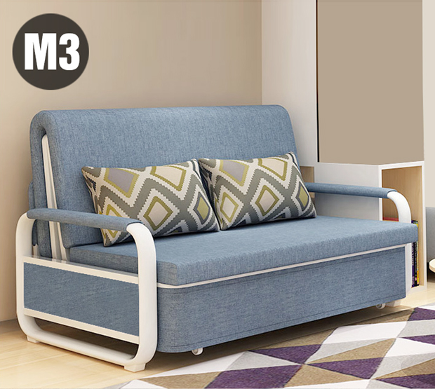 Ghế Sofa giường gấp gọn 1m5x1m86 Cao Cấp, sofa giường gấp gọn thành ghế, ghế sofa thông minh, ghế sofa mở ra thành giường