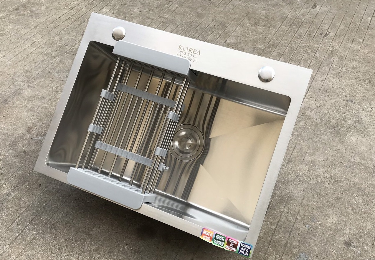 Chậu rửa bát 1 hố inox 304