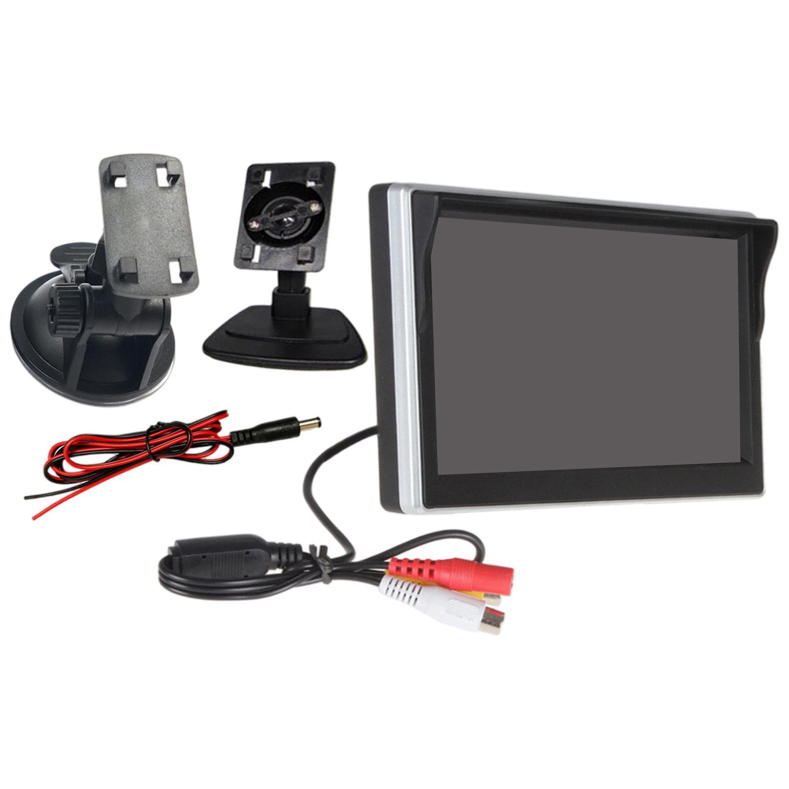 5" Car  LCD Monitor Screen Video Input  Fit for Parking Backup Camera
