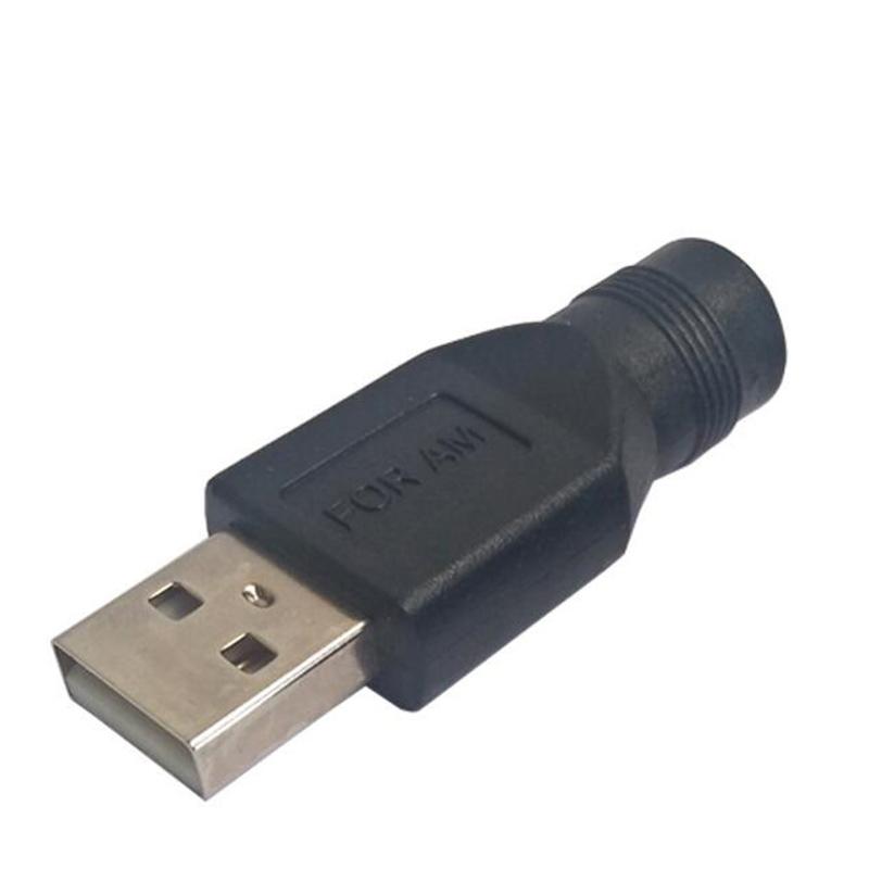 Tự Làm Đầu Kết Nối DC 5.5*2.1Mm Nữ Power Jack USB 2.0 Loại A Nam Cắm Jack Ổ Cắm 5V DC Cắm Adapter Laptop