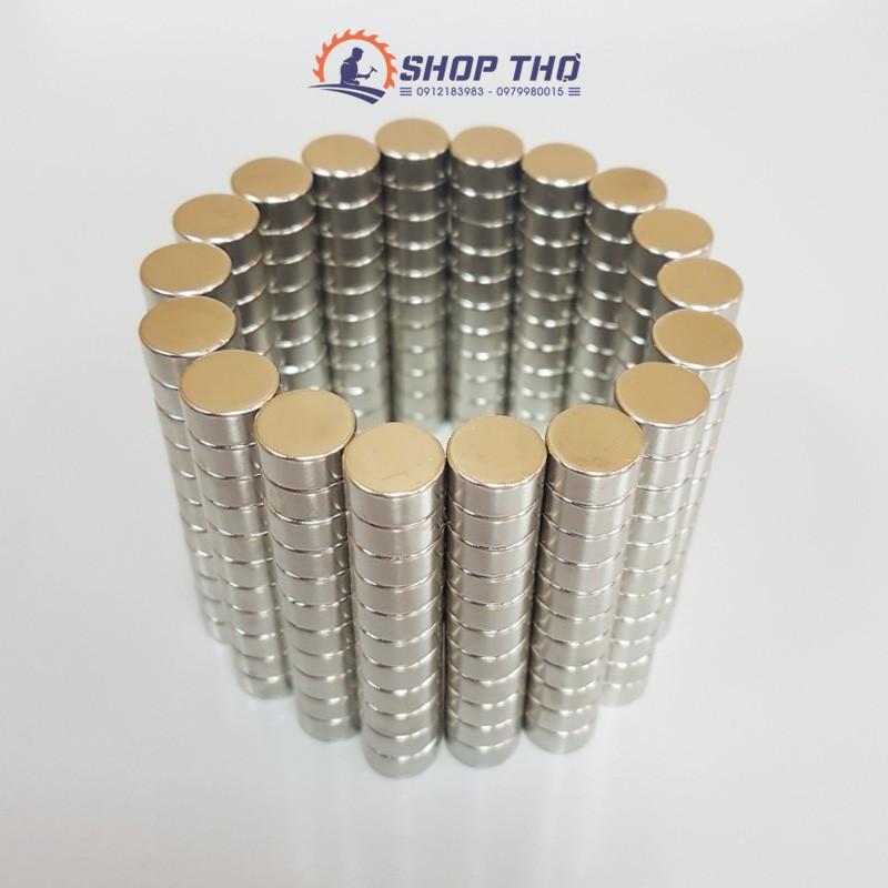 Nam châm trắng tròn D10*5mm