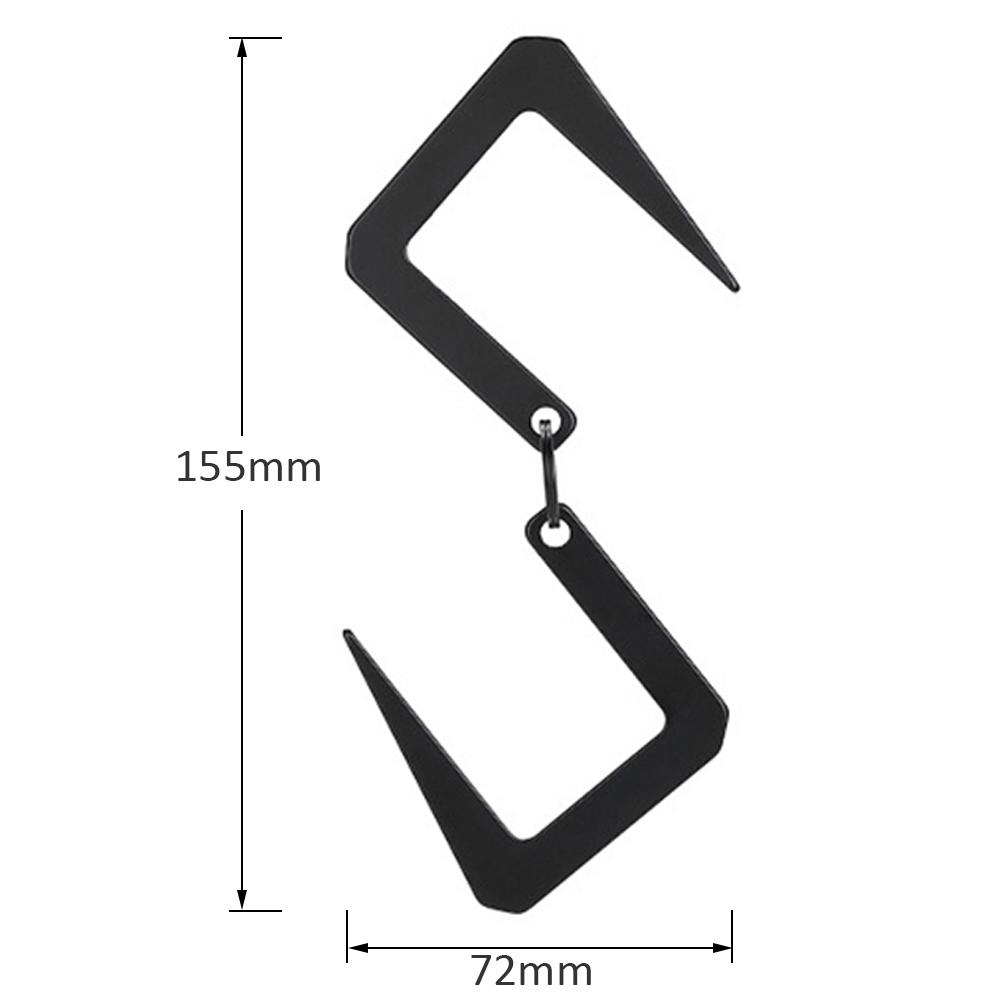Bộ 4 Cái Móc Treo Bằng Thép Không Gỉ Bằng Kim Loại Có Thể Tháo Rời Thích Hợp Đi Cắm Trại Hook Stainless Steel