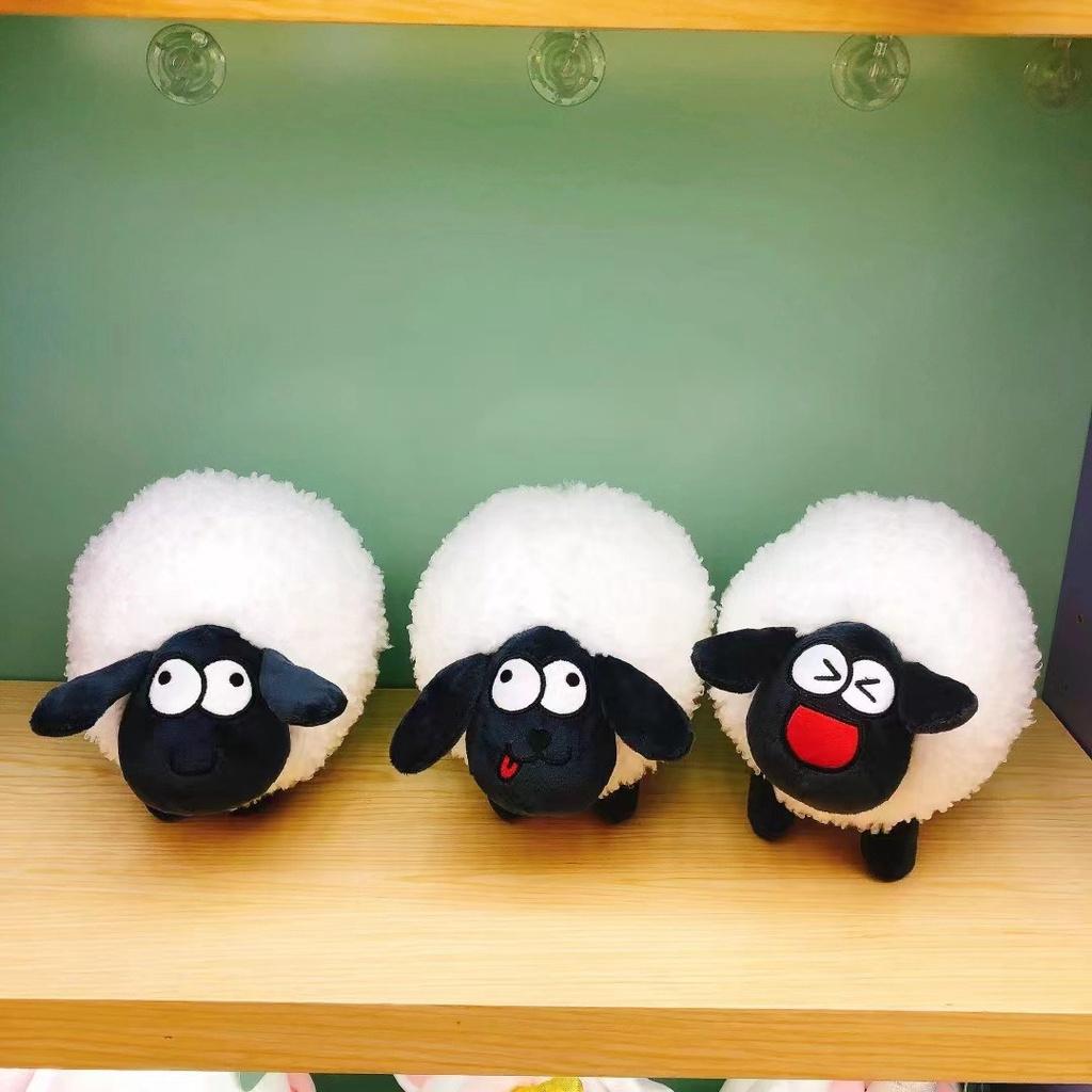 Gấu bông Cừu the Sheep cho bé dễ thương, Cừu bông lông xù hoạt hình Shaun the Sheep