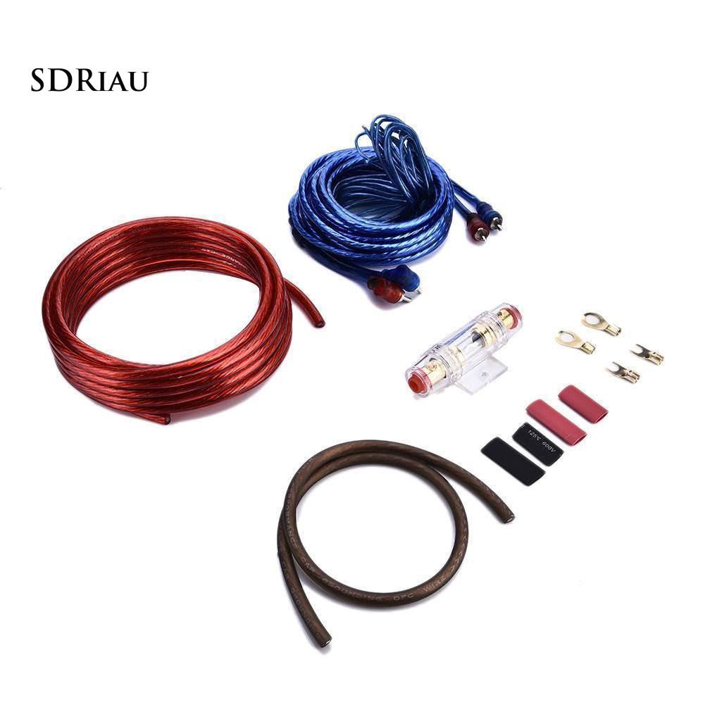 Dây Cáp Khuếch Đại Âm Thanh 1500w 8 Cho Xe Hơi
