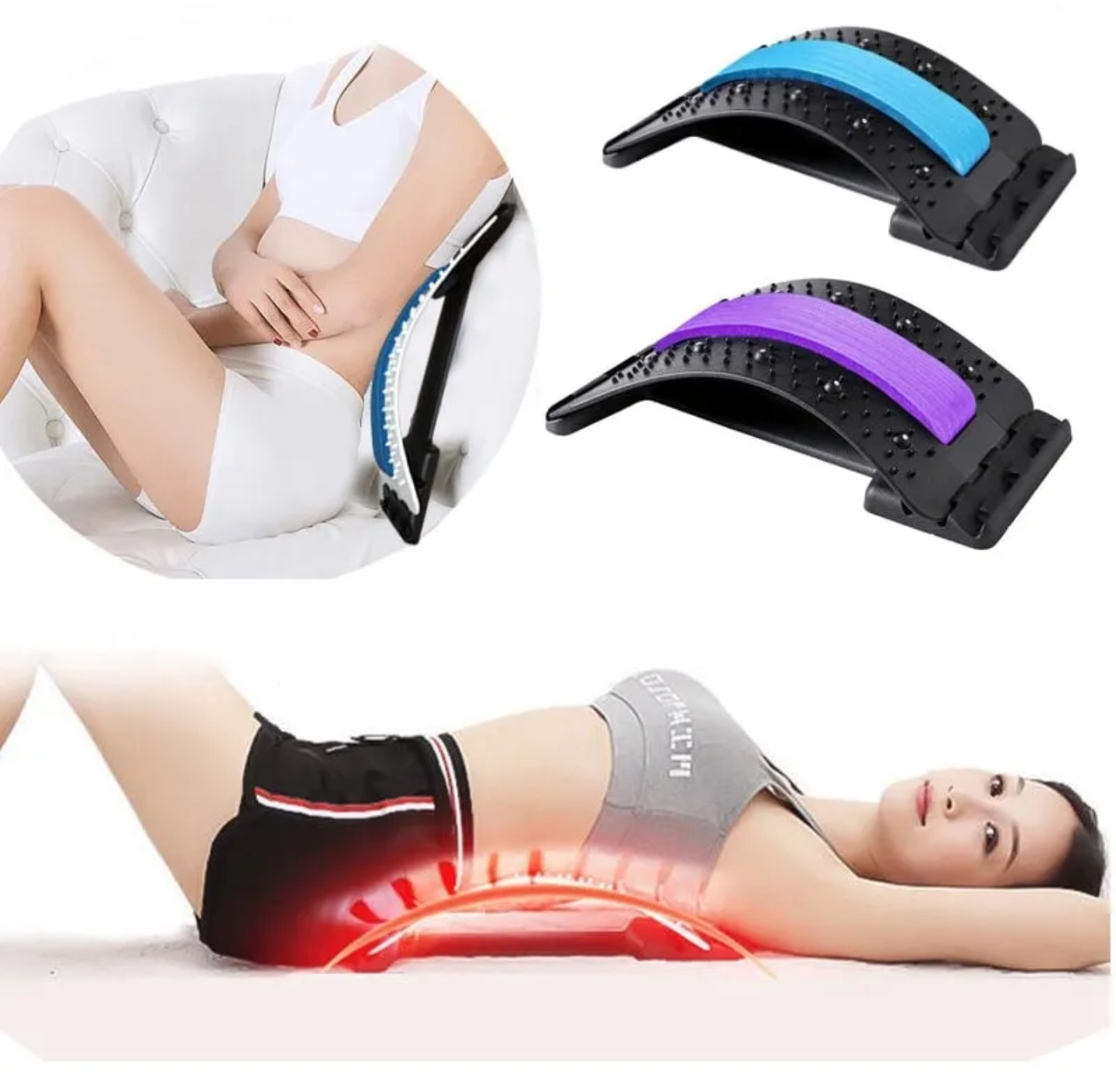 THIẾT BỊ DỤNG CỤ TẬP MASSAGE NẮN CHỈNH CỘT SỐNG THOÁT VỊ ĐĨA ĐỆM TẠI NHÀ HÀNG CHUẨN