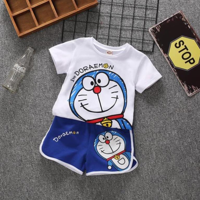 Bộ quần áo cộc tay siêu dễ thương cho béi từ 8kg đến 18 kg mùa hè cotton mềm mại thoáng mát