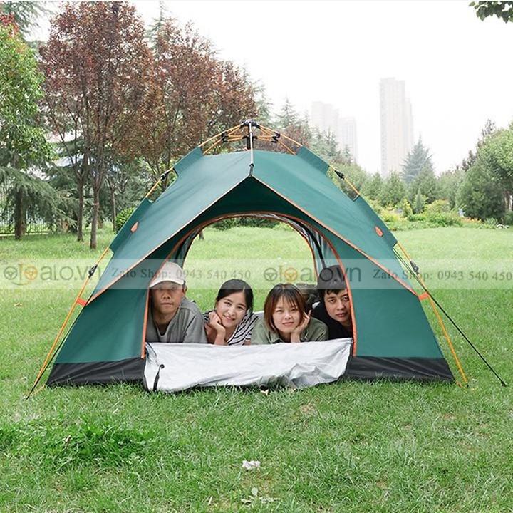 Lều cắm trại dã ngoại picnic phượt vải dù tự bung có lưới chống muỗi cao cấp - OTOALO