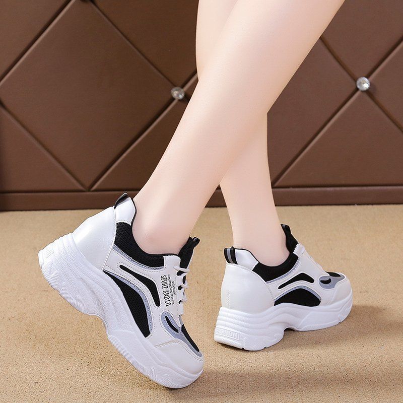 Giày bánh mì đế độn cá tính cao 7cm full size BM093
