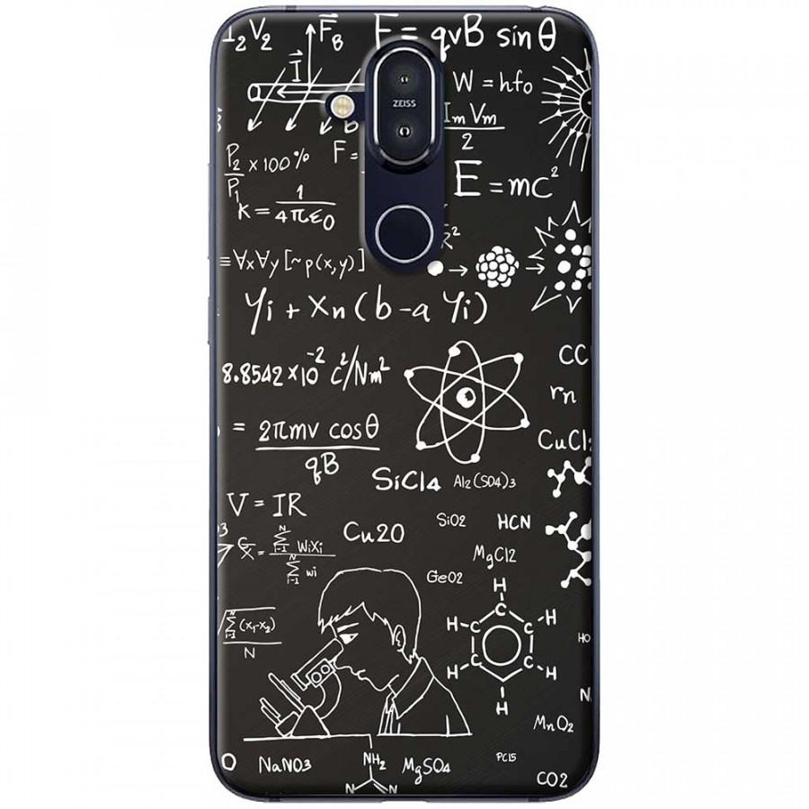 Ốp lưng dành cho Nokia 8.1 mẫu Hóa học