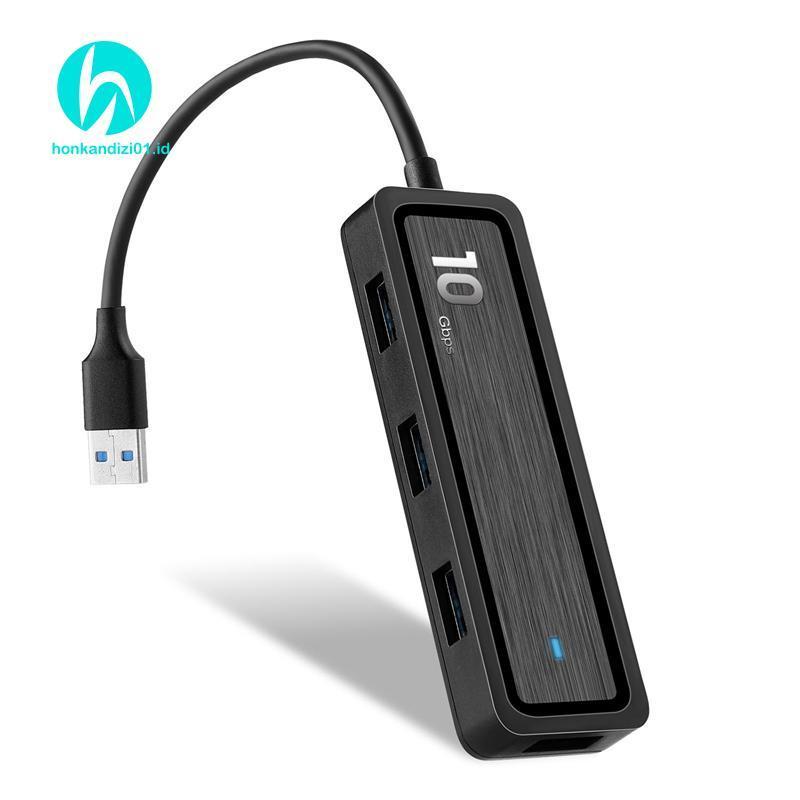 Bộ Chia 10 Gdps 6 Trong 1 USB Type-C Sang 4X USB 3.2 Gen 2 10Gbps Siêu Tốc Độ Cao SD 2.0 TF 2.0