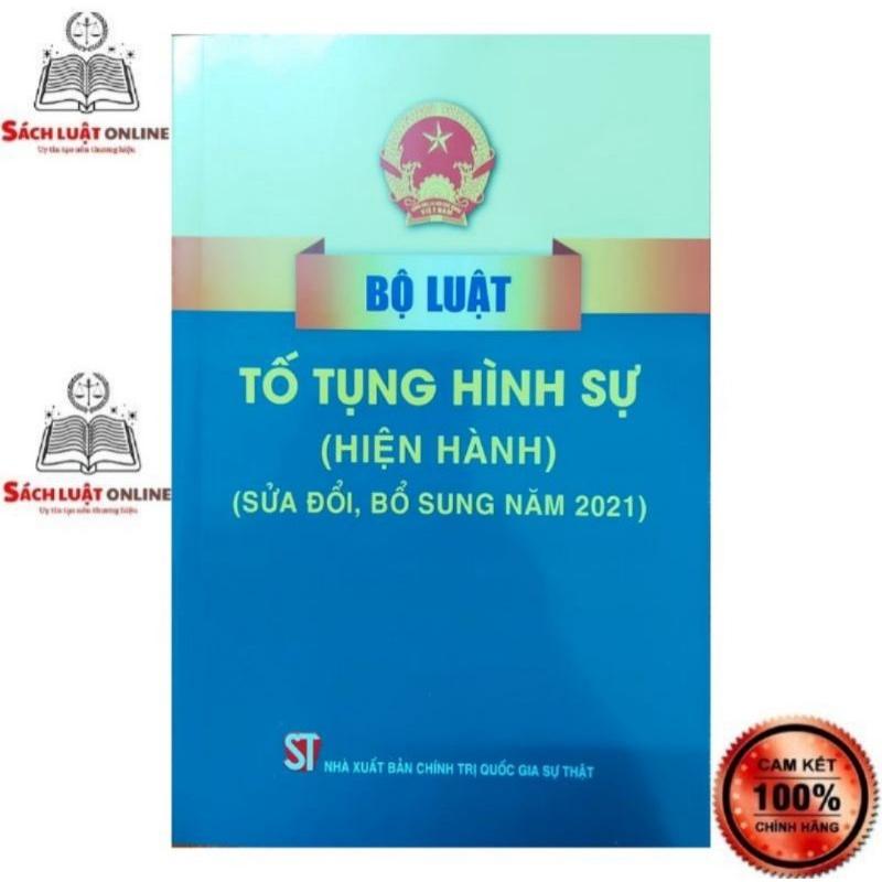 Sách - Combo 2 cuốn Bộ luật hình sự (hiện hành) + Bộ luật tố tụng hình sự (hiện hành) (sửa đổi, bổ sung năm 2021)