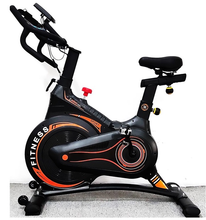 Xe Đạp Tập Thể Dục FitNess- MK 290: Kháng lực từ có đồng hồ đo nhịp tim tốc độ quãng đường calori. Chuyển động dây cu roa bản rãnh bền và êm.