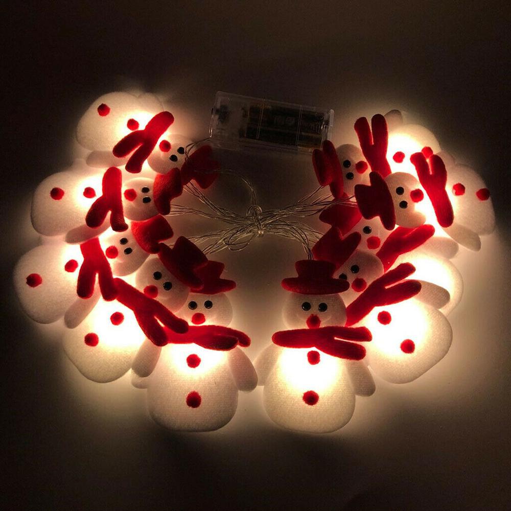 Ngày Giáng sinh Đèn trang trí Đèn Puppet Đèn LED LED Santa Claus Snowman Elk Creative nhỏ màu đèn