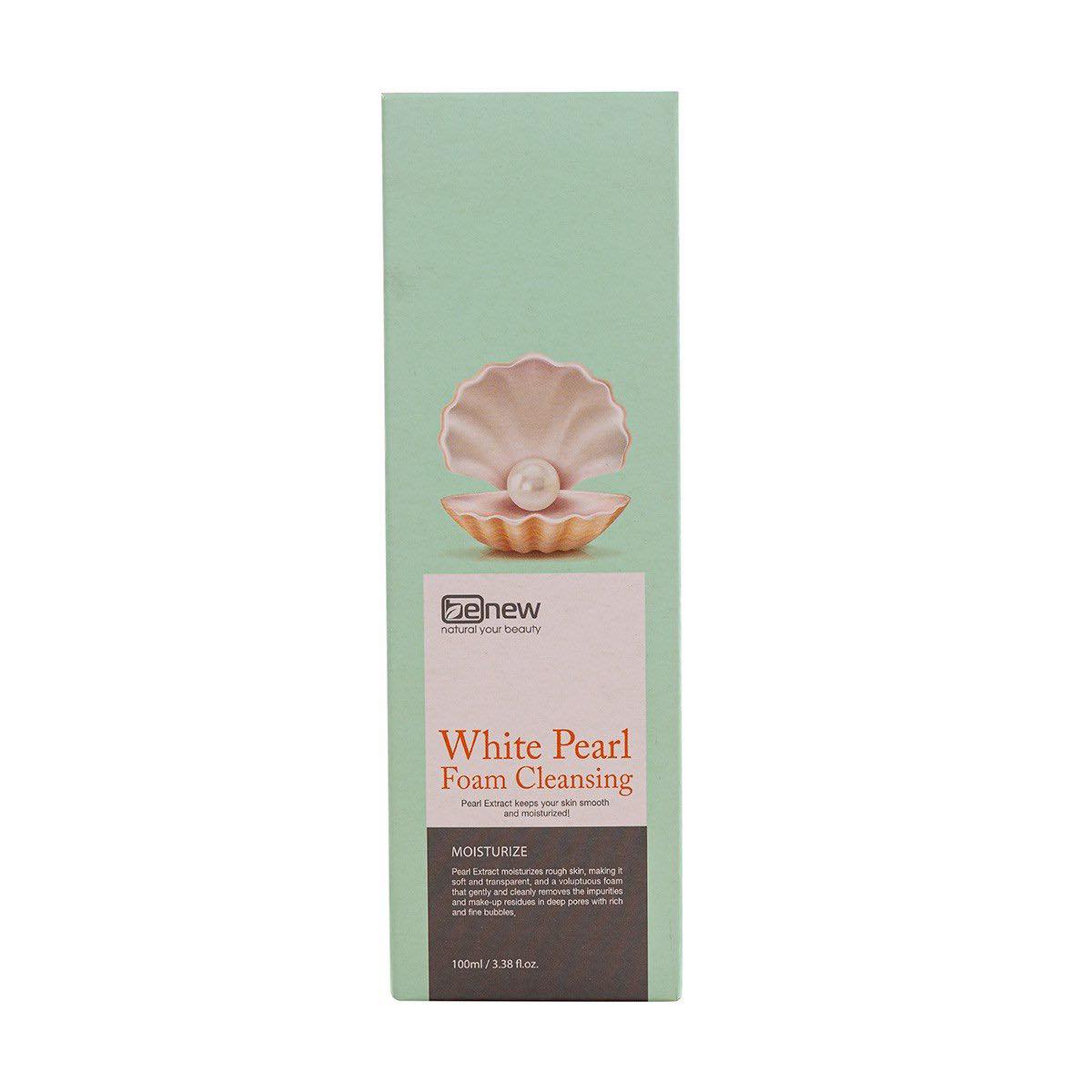 Sữa rửa mặt sáng da Hàn Quốc chiết xuất từ ngọc trai Benew White Pearl Foam Cleansing