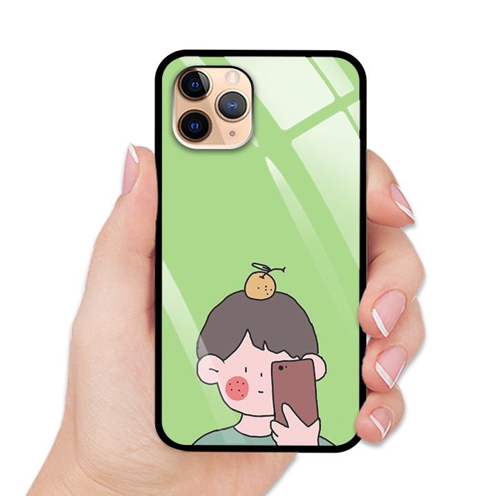 Ốp Lưng Kính Cường Lực Cho Điện Thoại IPHONE 11 PRO - 7898 BOY01 - Hàng Chính Hãng