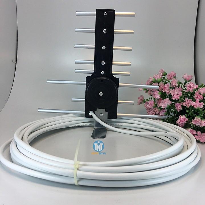 Anten thông minh thu sóng DVB T2 + 15m dây cáp + Jack nối