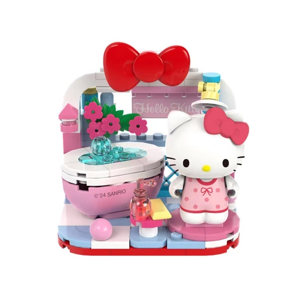 Đồ chơi - KEEPPLAY -  20849 Bộ đồ chơi xếp hình mô hình Sanrio chơi vui vẻ ở nhà - lẻ mẫu ngẫu nhiên